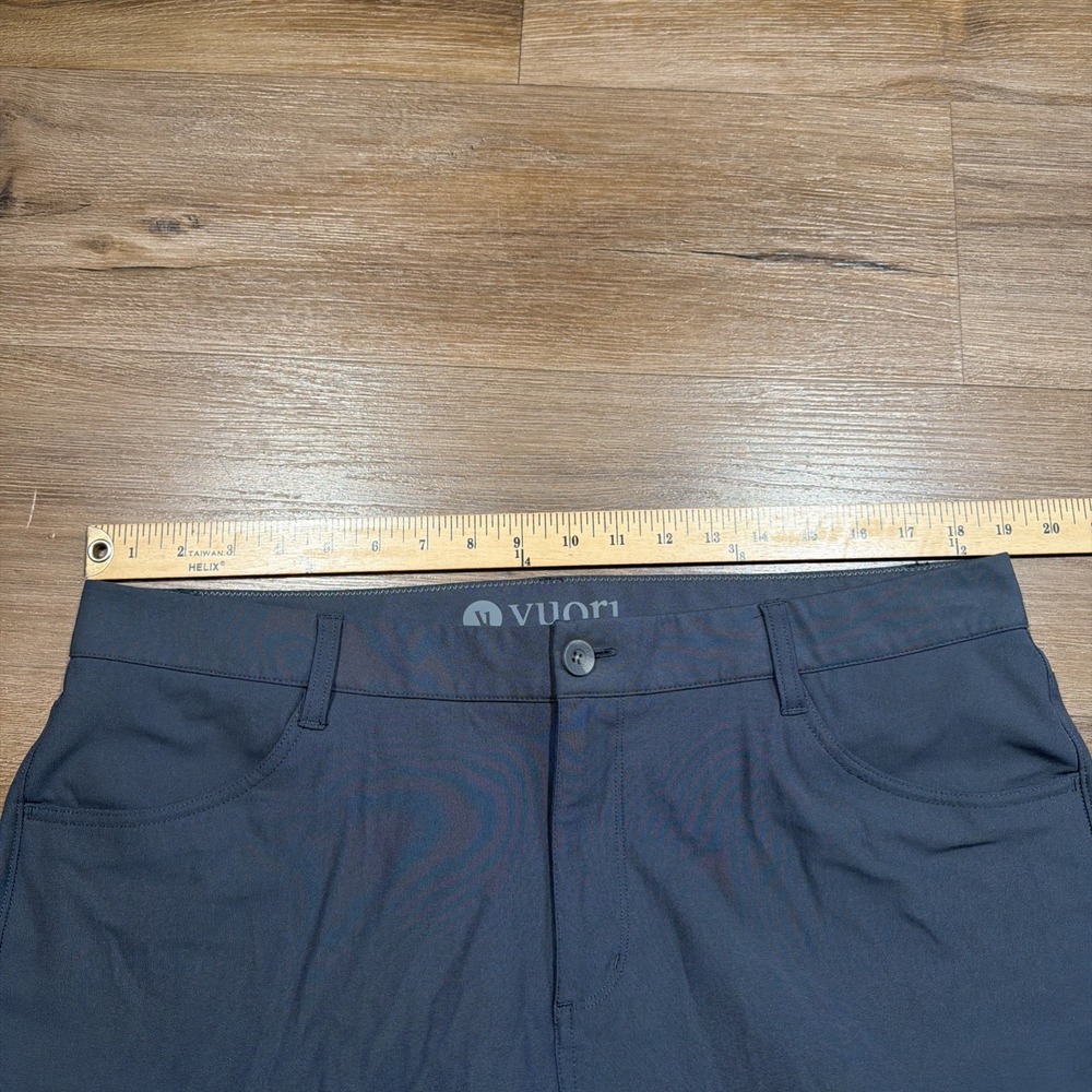VUORI Meta Pant Men's 38 x 28" Charcoal Grey V430 Performance Athletic Chino - Picture 5 of 9